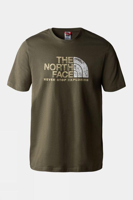 The North Face Mens Rust 2 T-Shirt Khaki Size