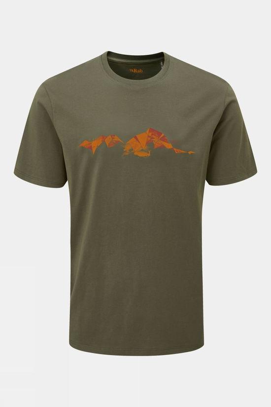 Rab Mens Stance Tessalate Tee Green Size