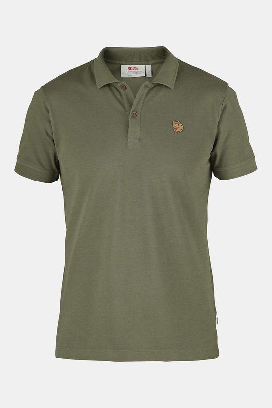 Fjallraven Mens Övik Polo Shirt Mid Green Size