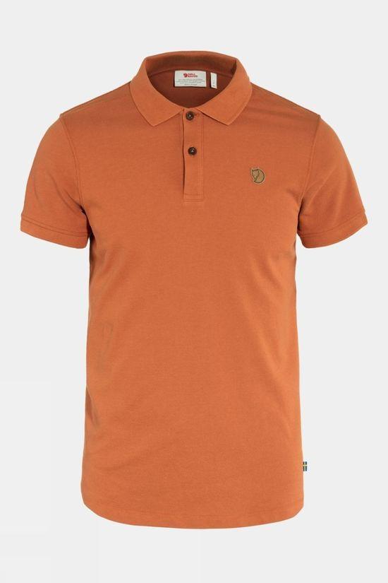 Fjallraven Mens Övik Polo Shirt Rust Size