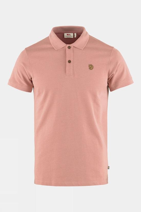 Fjallraven Mens Övik Polo Shirt Pale Pink Size