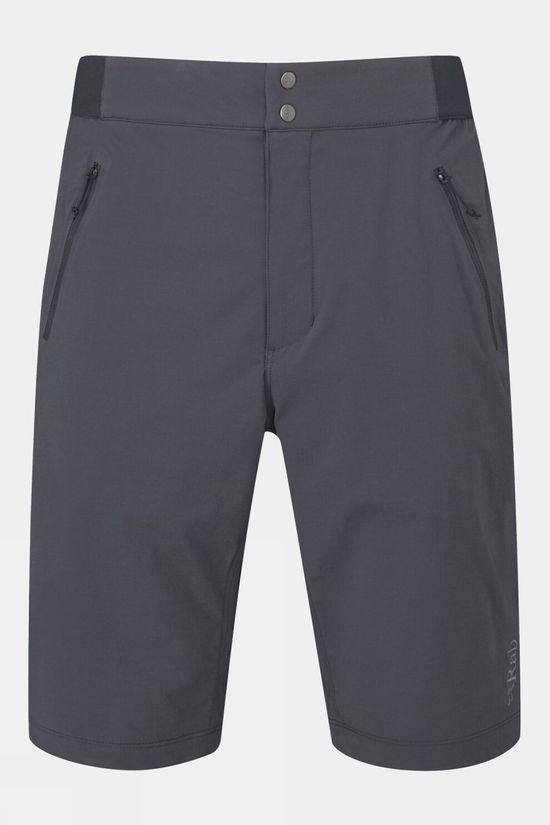 Rab Mens Ascendor Light Shorts Dk Grey Size