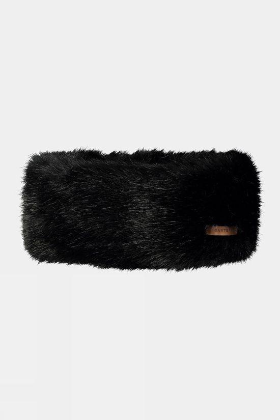 Barts Womens Fur Headband Black Size