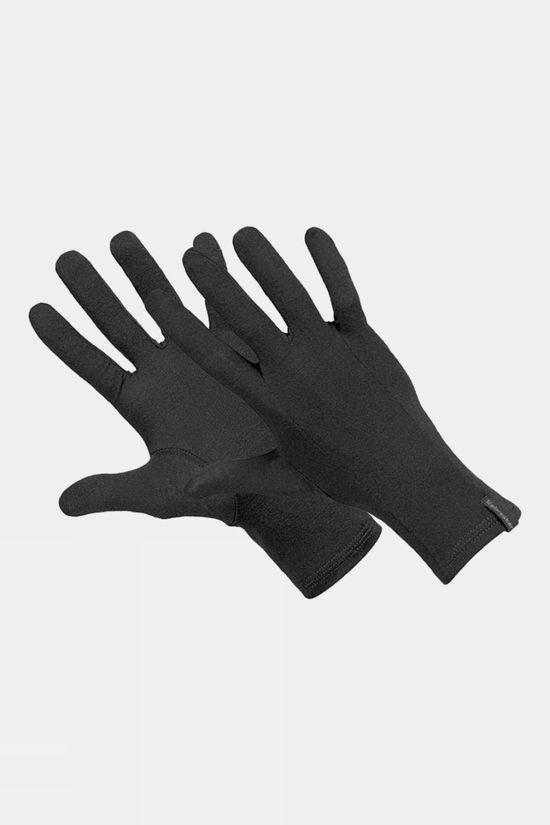 Icebreaker Unisex Merino 200 Oasis Glove Liners Black Size