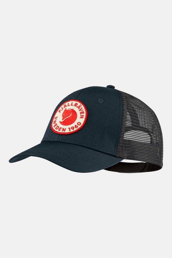 Fjallraven 1960 Logo Langtradarkeps Cap Dk Blue Size