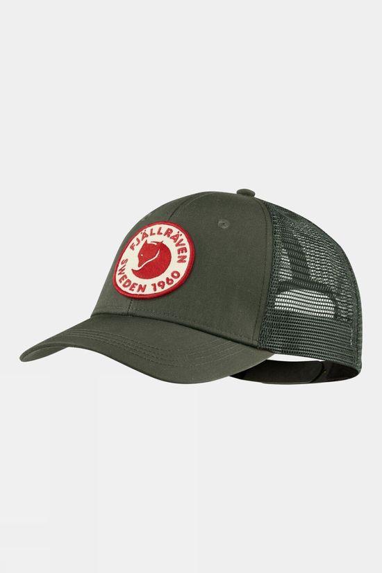 Fjallraven 1960 Logo Langtradarkeps Cap Dk Green Size