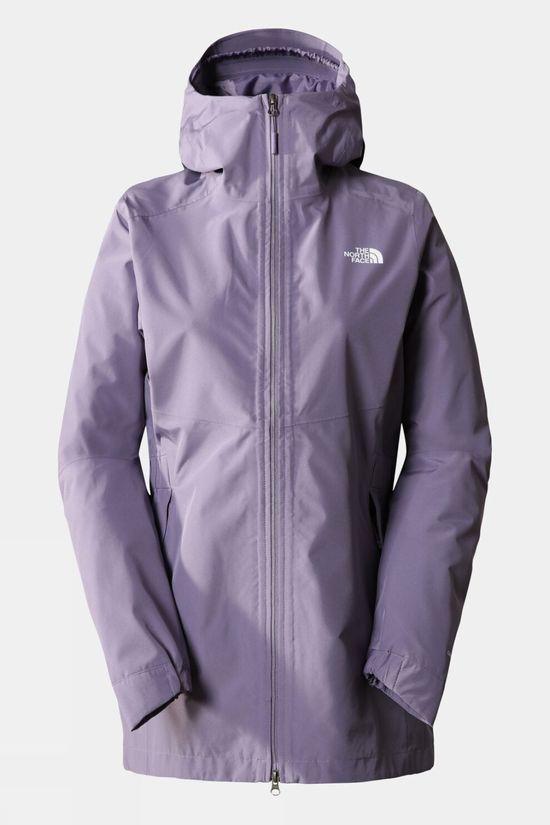 The North Face Womens Hikesteller Parka Shell Jacket Purple Size