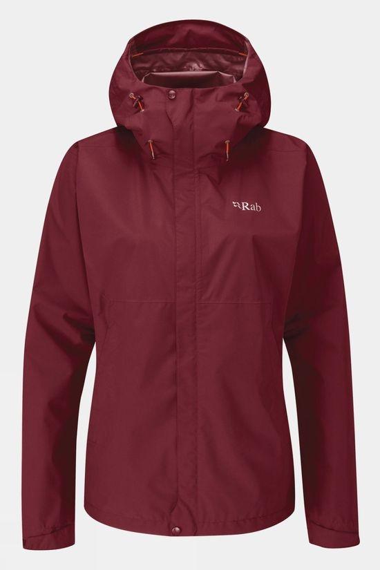 Rab Womens Downpour Eco Jacket Purple Size