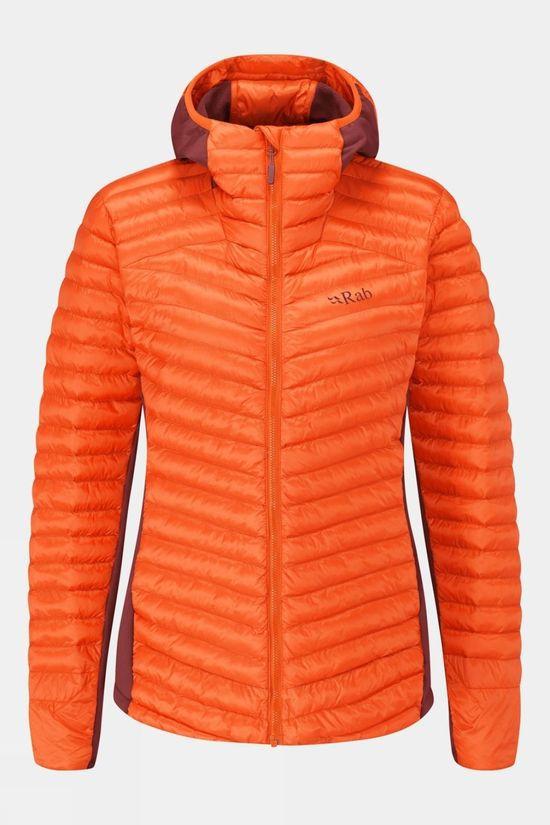 Rab Womens Cirrus Flex 2.0 Insulated Hooded Jacket Mid Red Size