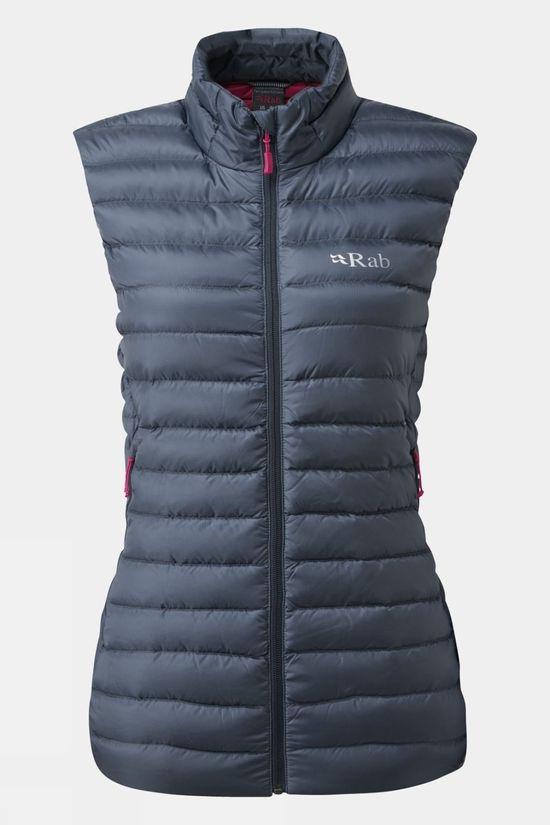 Rab Womens Microlight Vest Mid Grey Size