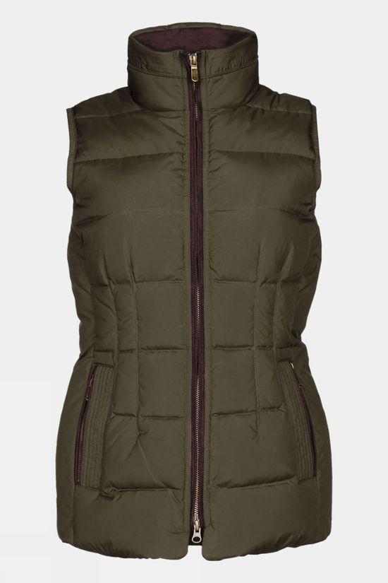 Dubarry Womens Spiddal Gilet Olive Size 8