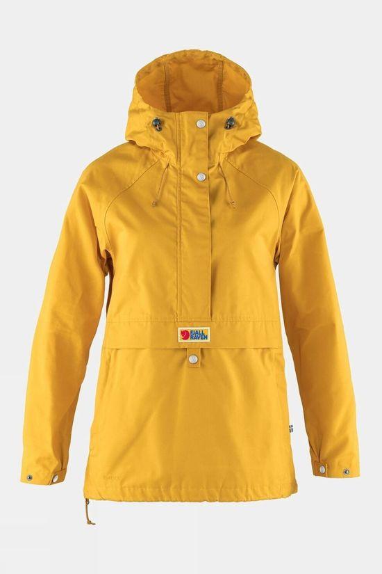 Fjallraven Womens Vardag Anorak Mustard Size