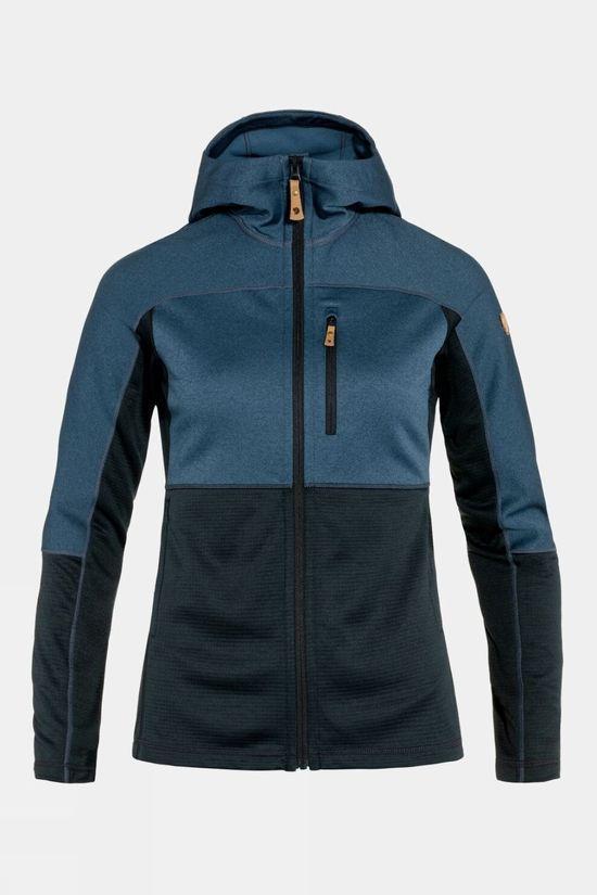 Fjallraven Womens Abisko Trail Fleece Jacket Navy Size