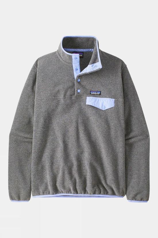 Patagonia Womens Lightweight Synchilla Snap-T Pullover Mid Grey Size