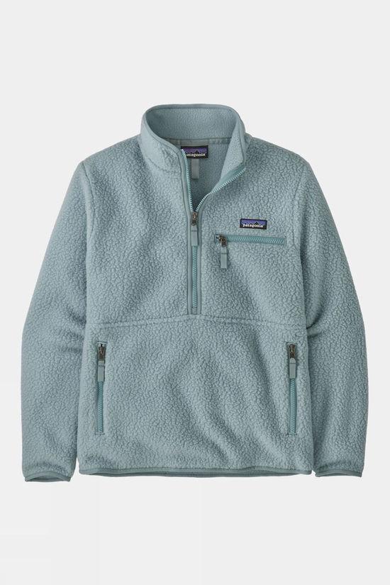 Patagonia Womens Retro Pile Marsupial Fleece Mid Blue Size