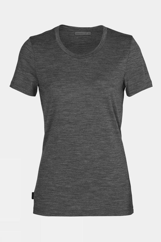 Icebreaker Womens Tech Lite II T-Shirt Mid Grey Size