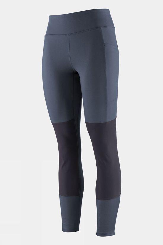 Patagonia Womens Pack Out Hike Tights Mid Blue Size