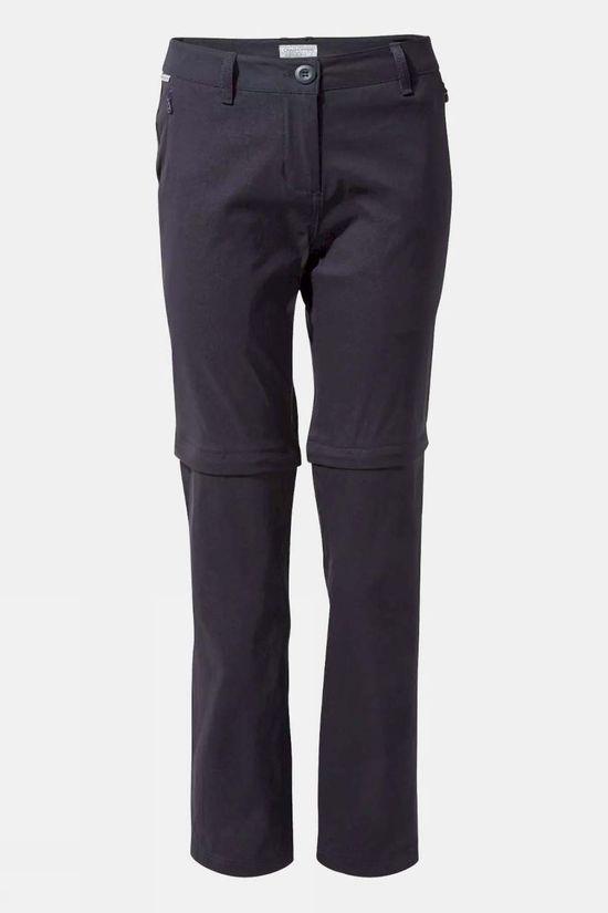 Craghoppers Womens Kiwi Pro II Convertible Trousers Navy Size 18L