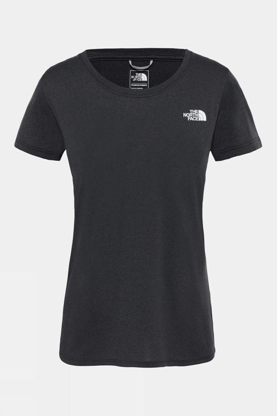 The North Face Womens Reaxion Amp Crew T-Shirt Black Size