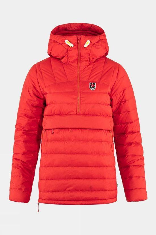 Fjallraven Womens Expedition Pack Down Anorak Red Size