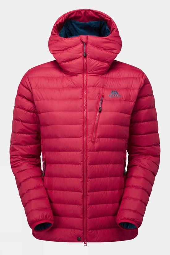 Mountain Equipment Womens Earthrise Hooded Jacket Red Size