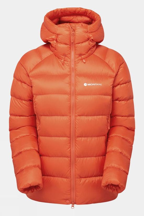 Montane Womens Anti-Freeze XT Hooded Down Jacket Orange Size