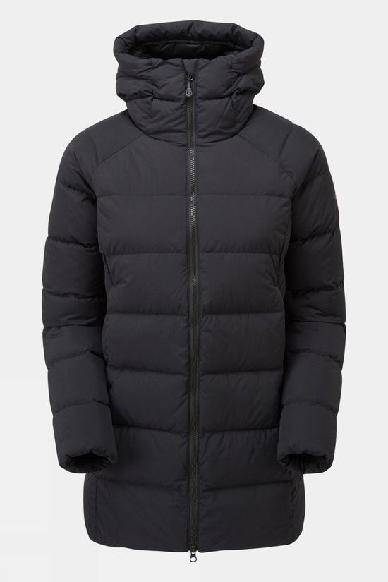 Montane Womens Tundra Hooded Down Jacket Black Size