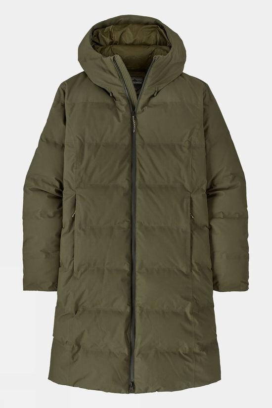 Patagonia Womens Jackson Glacier Parka Dk Green Size