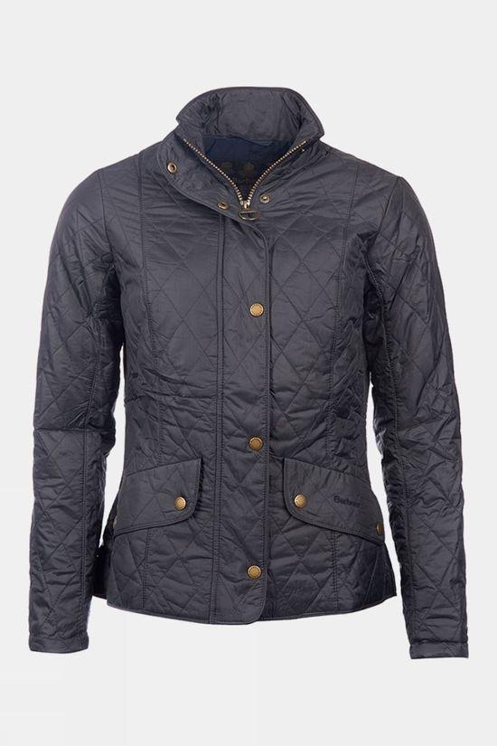 Barbour Womens Flyweight Cavalry Quilt Jacket Navy Size