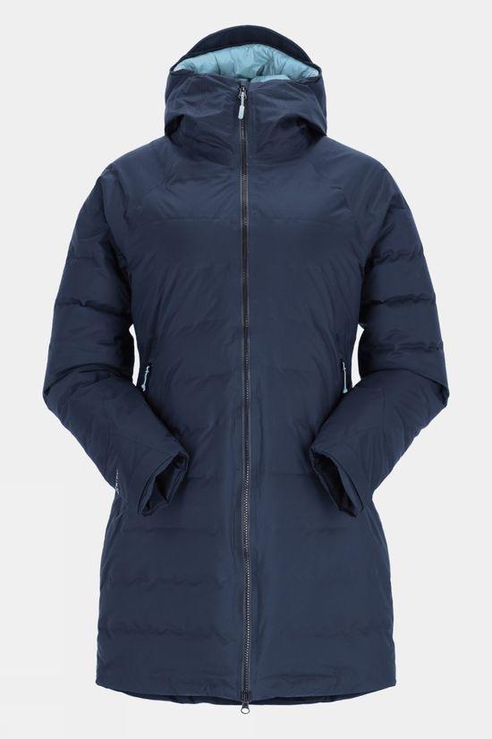 Rab Womens Valiance Parka Dk Blue Size