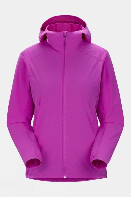 Arc'teryx Womens Gamma Lightweight Hooded Jacket Purple Size