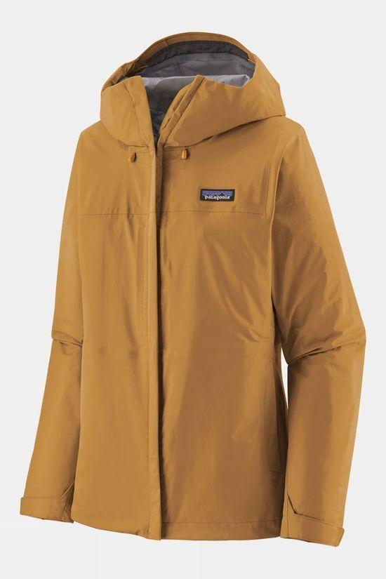 Patagonia Womens Torrentshell 3L Jacket Mid Yellow Size