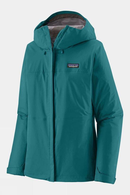 Patagonia Womens Torrentshell 3L Jacket Turquoise Size