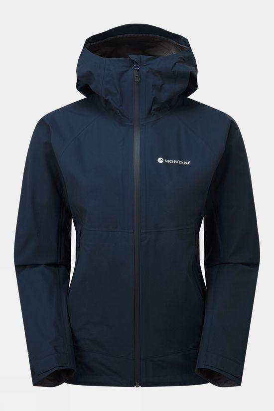 Montane Womens Spirit Lite Waterproof Jacket Dk Blue Size