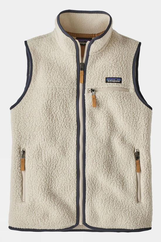 Patagonia Womens Retro Pile Vest Ecru Size