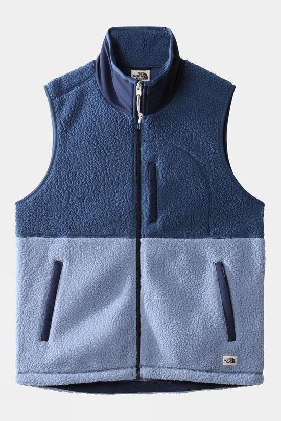 The North Face Womens Cragmont Fleece Vest Mid Blue Size