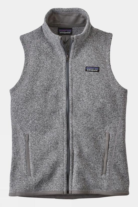 Patagonia Womens Better Sweater Fleece Vest Lt Grey Size