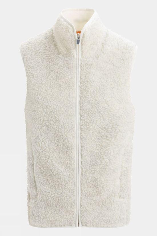 Icebreaker Womens RealFleece High Pile Vest Ecru Size