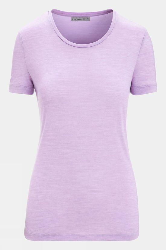 Icebreaker Womens Sphere II T-Shirt Light Purple Size