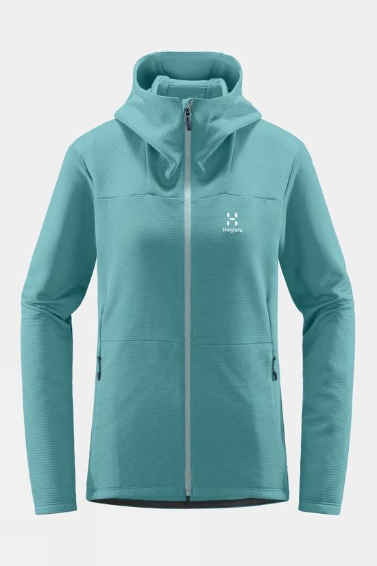 Haglofs Womens Willow Mid Hoodie Blue Size