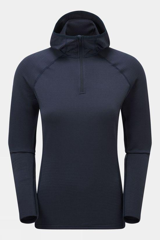 Montane Womens Protium Lite Hooded Fleece Navy Size