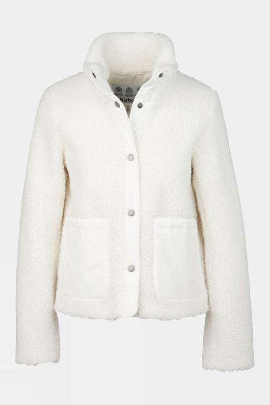 Barbour Womens Netley Fleece White Size