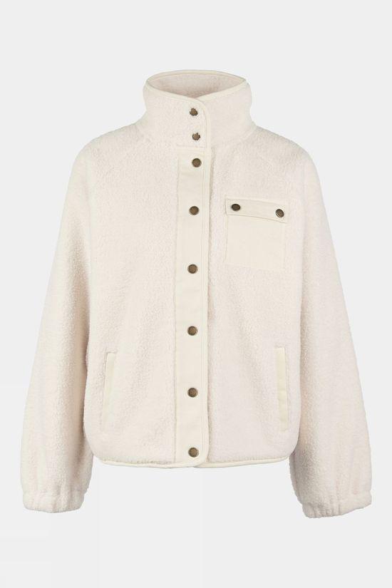 Barbour Womens Callaly Full Zip Fleece Off White Size