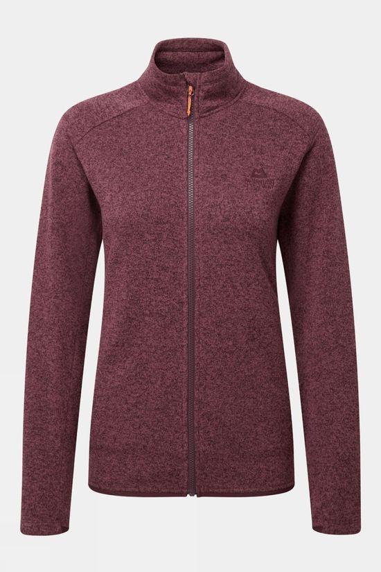 Mountain Equipment Womens Kore Fleece Jacket Dark Red Size