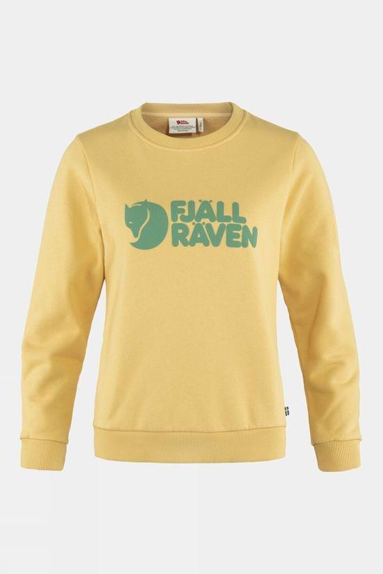 Fjallraven Womens Logo Sweater Yellow Size