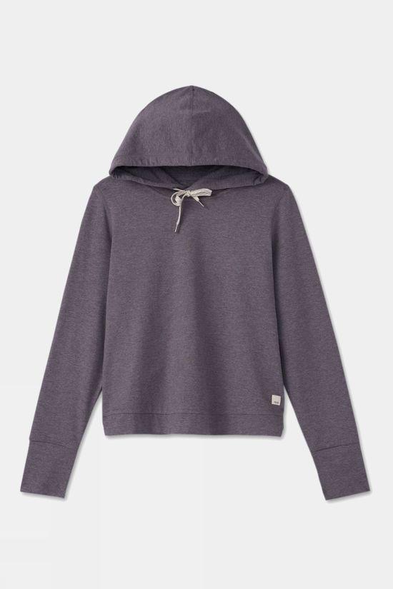 Vuori Womens Halo Essential Hoodie Sweater Lt Brown Size