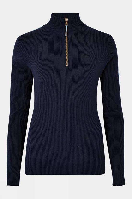 Dubarry Womens Killglass Quarter Zip Sweatshirt Navy Size