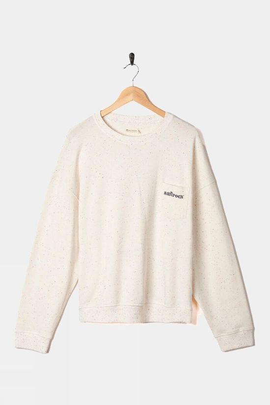 Saltrock Womens Celeste Crew Sweatshirt Vanilla Size