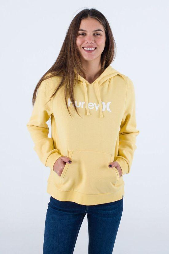 Hurley Womens O&O Seasonal Hoodie Yellow Size