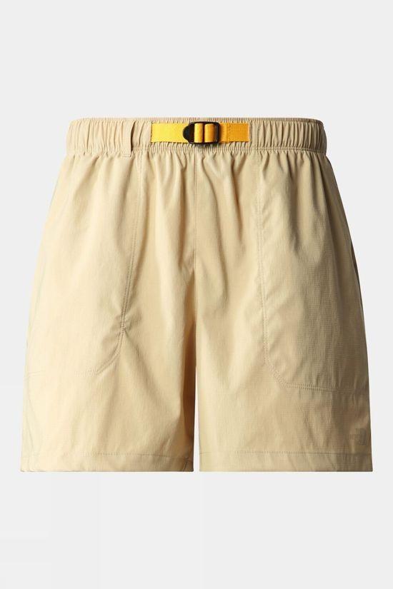 The North Face Womens Class V Pathfinder Belted Shorts Khaki Size